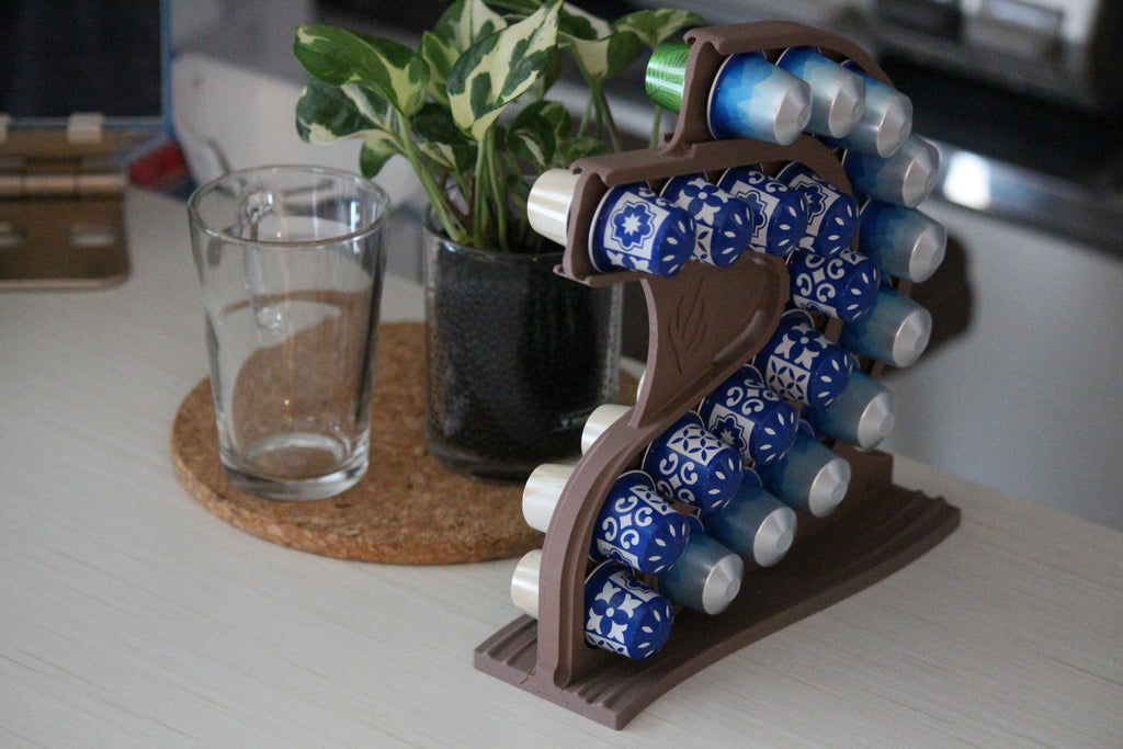 AMBER LOOP ネスプレッソ オリジナル対応 カプセルホルダー ブラウン
