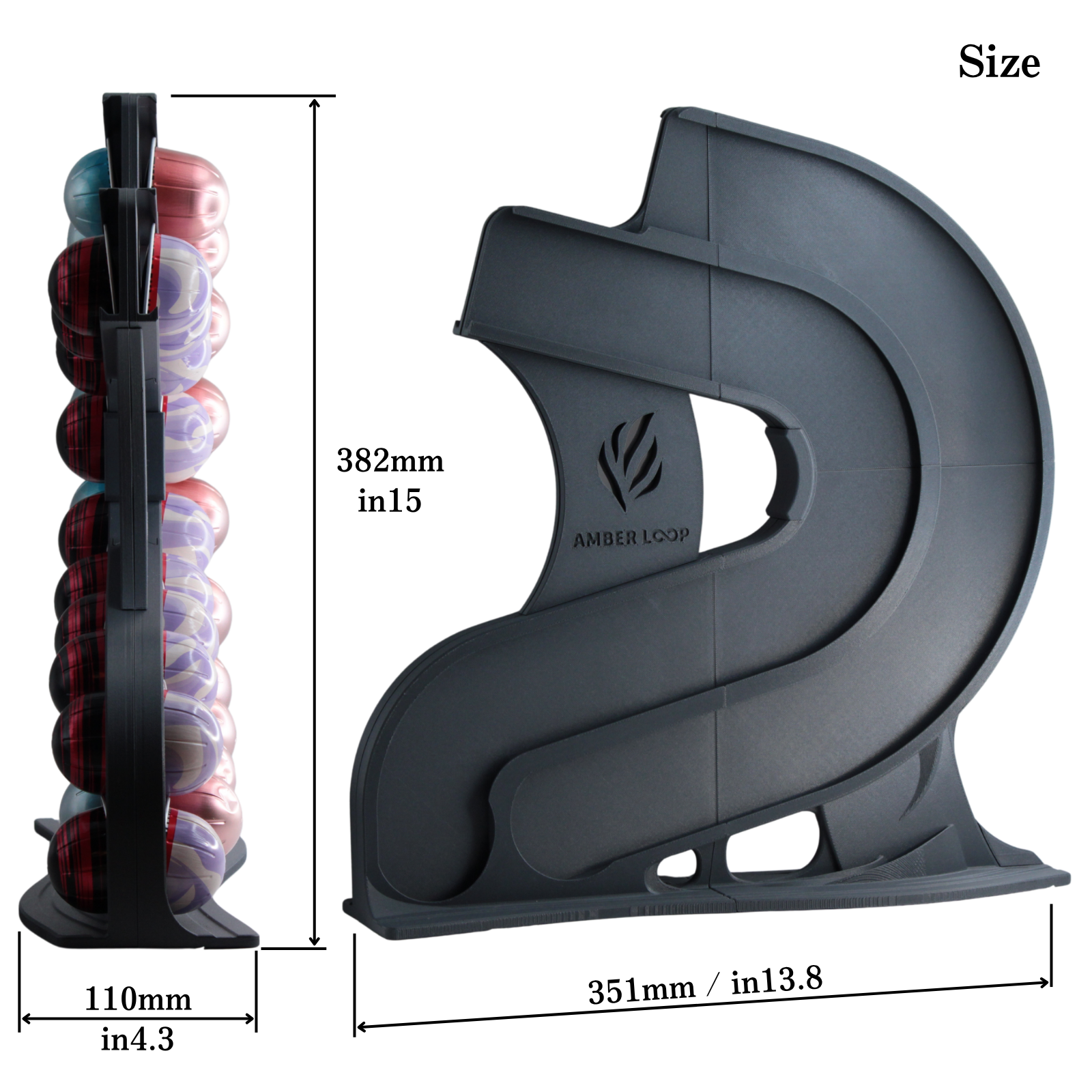 AMBER LOOP ネスプレッソ ヴァーチュオ対応 カプセルホルダー ダークグレー
